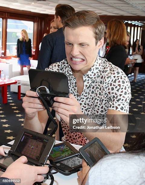 Actor Connor Weil attends The Nintendo Lounge on the TV Guide Magazine yacht during Comic-Con International 2015 on July 11, 2015 in San Diego,...