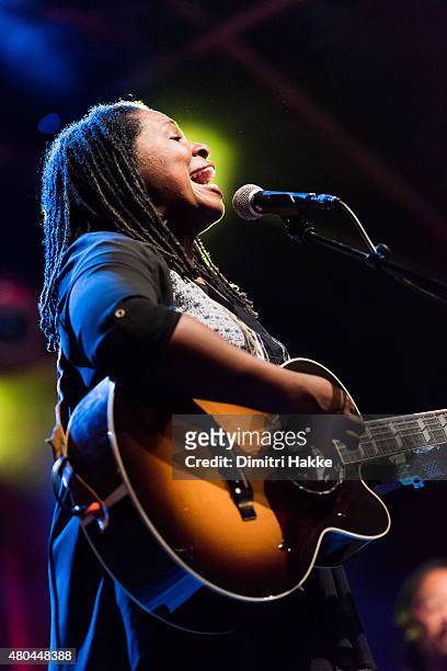 Ruthie Foster performs on stage during day 2 of North Sea Jazz Festival at Port of Rotterdam on July 11, 2015 in Rotterdam, Netherlands.