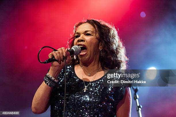 Candi Staton performs on stage during day 2 of North Sea Jazz Festival at Port of Rotterdam on July 11, 2015 in Rotterdam, Netherlands.