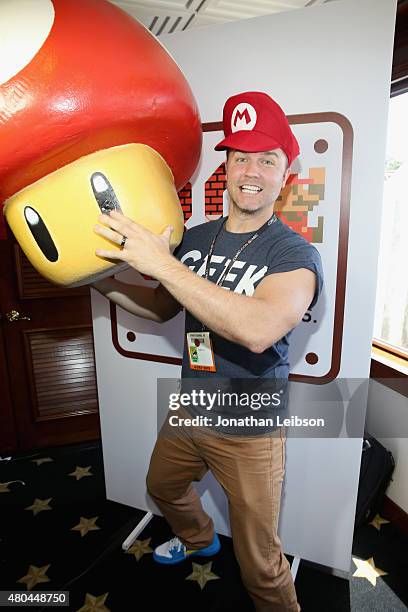 Actor Scott Porter attends The Nintendo Lounge on the TV Guide Magazine yacht during Comic-Con International 2015 on July 11, 2015 in San Diego,...