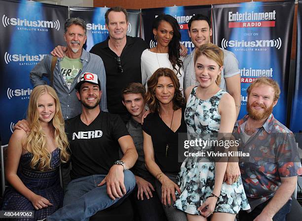 Actress Danika Yaroush, writer Tim Kring, actors Zachary Levi, Jack Coleman, Robbie Kay, Judith Shekoni, Rya Kihlstedt, Ryan Guzman, Gatlin Green and...