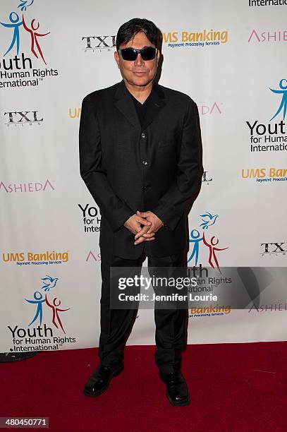 Actor Michael DeLorenzo attends the Youth For Human Rights International Celebrity Benefit Event hosted at the Beso on March 24, 2014 in Hollywood,...