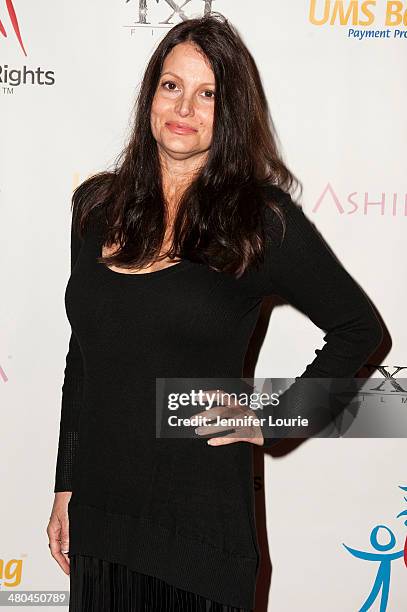 Actress Christin Taylor-Antonio attends the Youth For Human Rights International Celebrity Benefit Event hosted at the Beso on March 24, 2014 in...