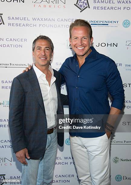 Marc J. Leder and Chris Wragge attend the Samuel Waxman Cancer Research Foundation 11th Annual A Hamptons Happening on July 11, 2015 in Southampton,...