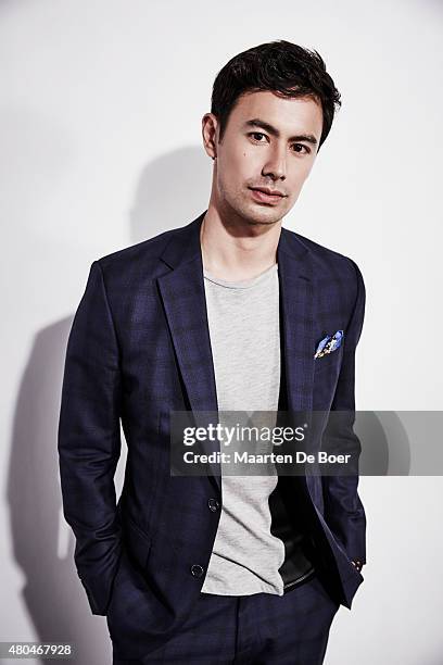 Actor George Young of "Containment" poses for a portrait at the Getty Images Portrait Studio Powered By Samsung Galaxy At Comic-Con International...