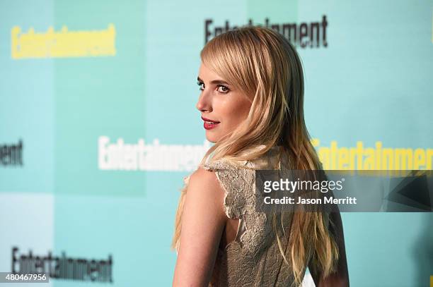 Actress Emma Roberts attends Entertainment Weekly's Comic-Con 2015 Party sponsored by HBO, Honda, Bud Light Lime and Bud Light Ritas at FLOAT at The...