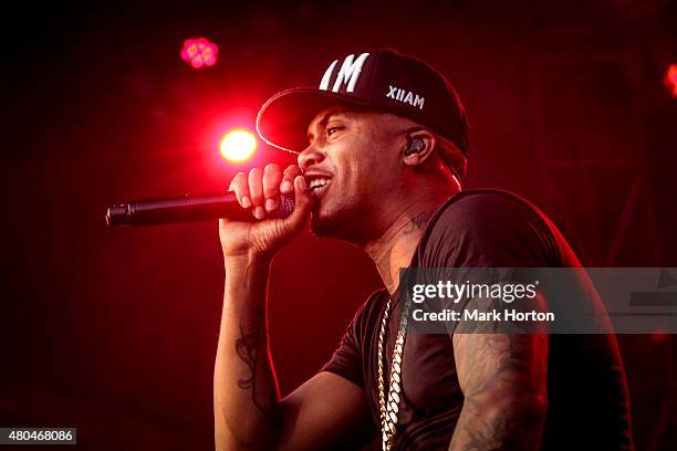 Nas performs on Day 4 of the RBC Royal Bank Bluesfest on July 11, 2015 in Ottawa, Canada.