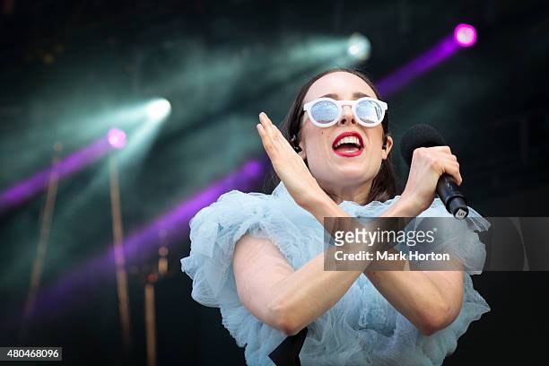 Allie X performs on Day 4 of the RBC Royal Bank Bluesfest on July 11, 2015 in Ottawa, Canada.
