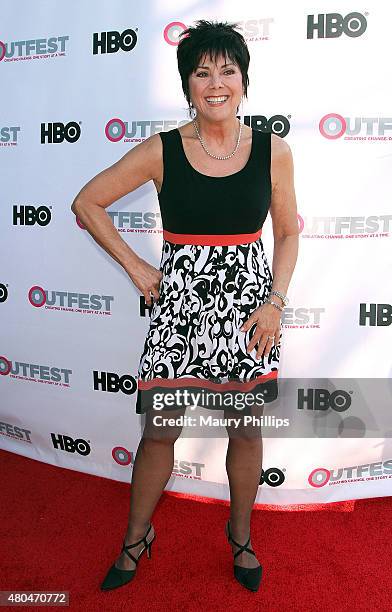 Joyce DeWitt attends a screening of "Tab Hunter Confidential" during the 2015 Outfest's LGBT Los Angeles Film Festival at the Director's Guild of...