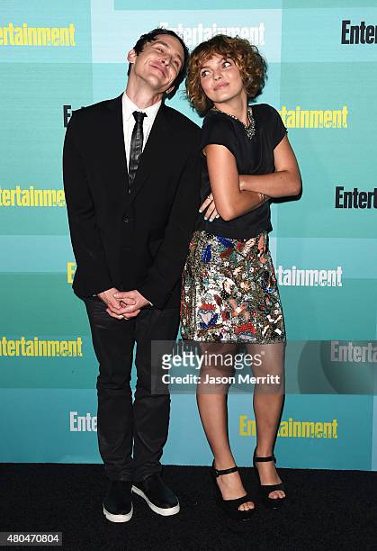 Actors Robin Lord Taylor and Camren Bicondova attend Entertainment Weekly's Comic-Con 2015 Party sponsored by HBO, Honda, Bud Light Lime and Bud...