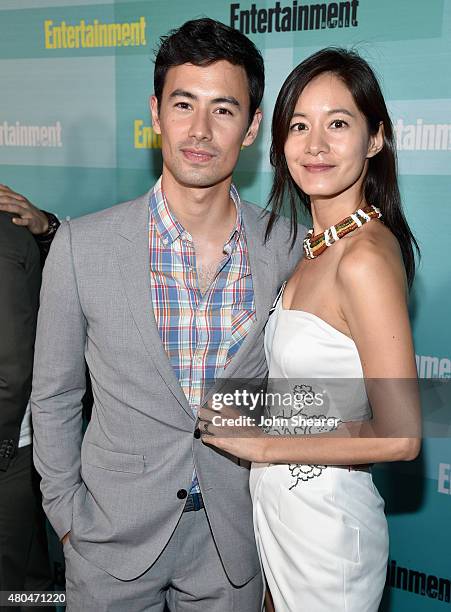 Actor George Young and TV personality Janet Hsieh attend Entertainment Weekly's Annual Comic-Con Party in celebration of Comic-Con 2015 at FLOAT at...