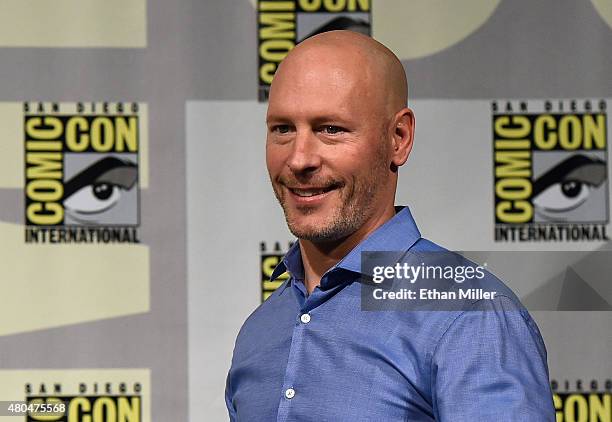 Executive Vice President and General Manager of History Dirk Hoogstra attends a panel for the History series "Vikings" during Comic-Con International...