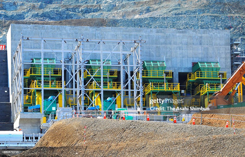 1km Long Belt Conveyer To Carry Soil From Hill To City Center Starts Operation In Rikuzentakata