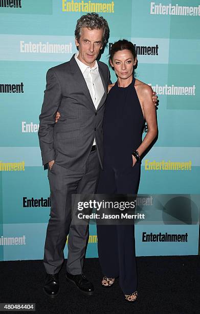 Actors Peter Capaldi and Michelle Gomez attend Entertainment Weekly's Annual Comic-Con Party in celebration of Comic-Con 2015 at FLOAT at The Hard...