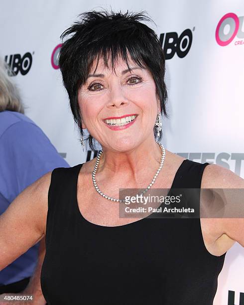 Actress Joyce DeWitt attends the screening of "Tab Hunter Confidential" at the 2015 Outfest's LGBT Los Angeles Film Festival at Director's Guild Of...