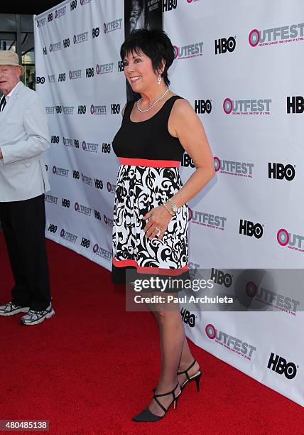 Actress Joyce DeWitt attends the screening of "Tab Hunter Confidential" at the 2015 Outfest's LGBT Los Angeles Film Festival at Director's Guild Of...