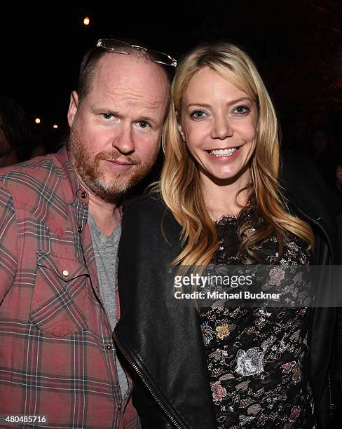 Writer/director Joss Whedon and actress/writer Riki Lindhome attend Entertainment Weekly's Comic-Con 2015 Party sponsored by HBO, Honda, Bud Light...