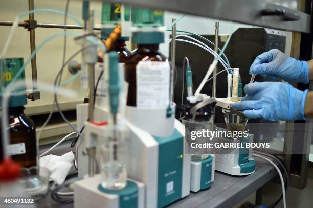 Lab Operator Image Petrochemical Laboratory Photos and Premium High Res Pictures - Getty ...