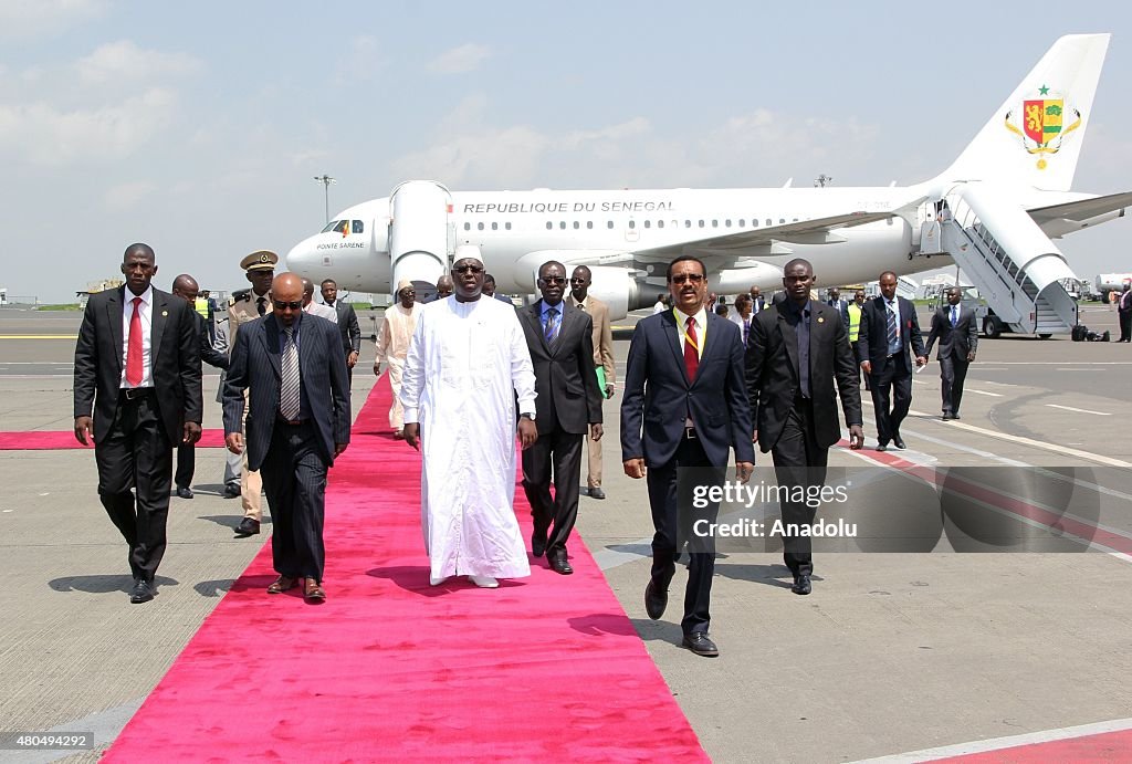 President of Senegal Macky Sall in Ethiopia