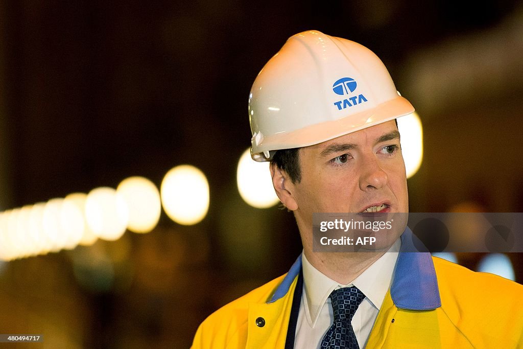 BRITAIN-BUDGET-MANUFACTURING-STEEL