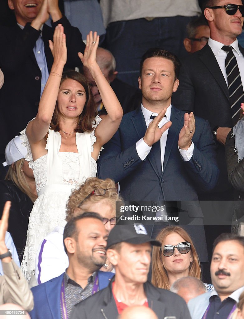 Celebrities At Wimbledon 2015