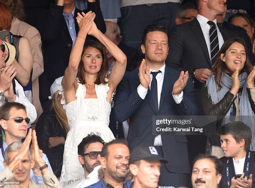 Celebrities At Wimbledon 2015