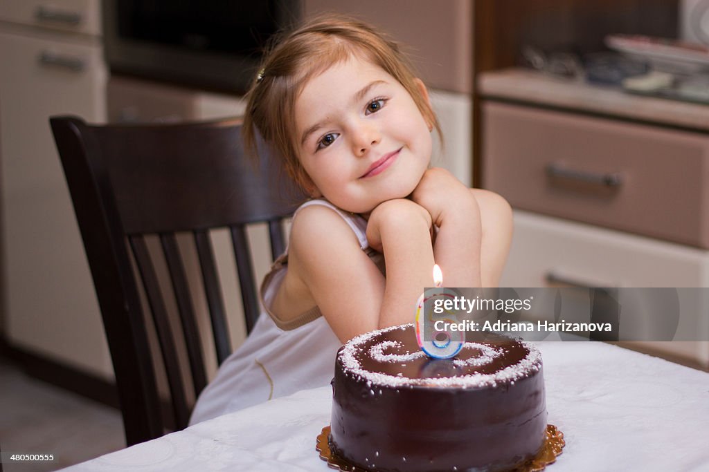 Six years birthday cake