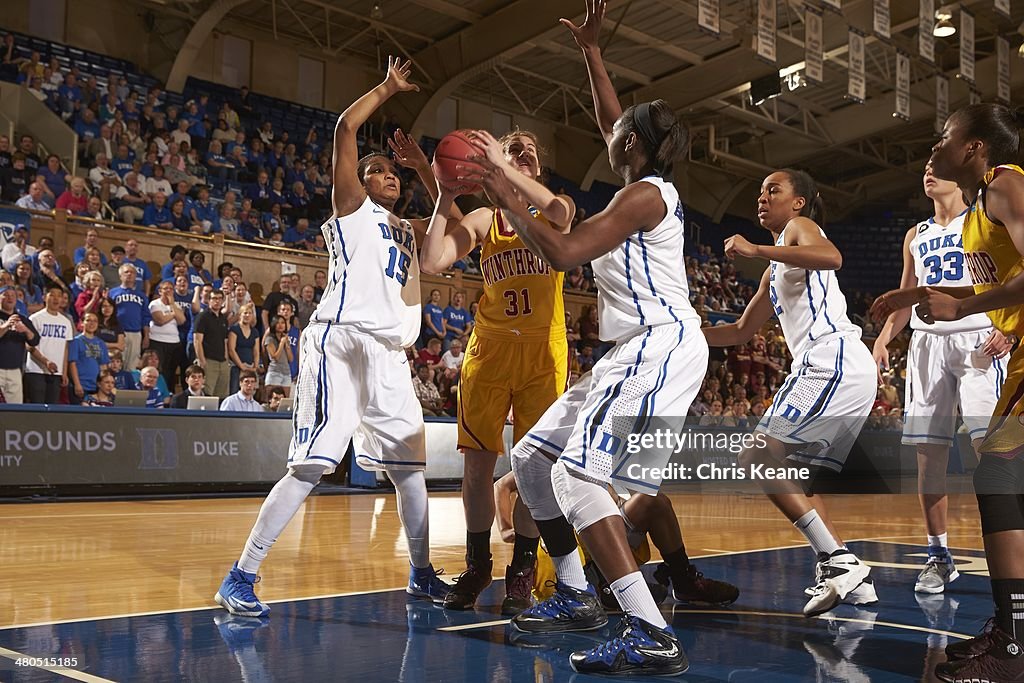 Duke University vs Winthrop University, 2014 NCAA Women's Lincoln Regional Playoffs Round 1