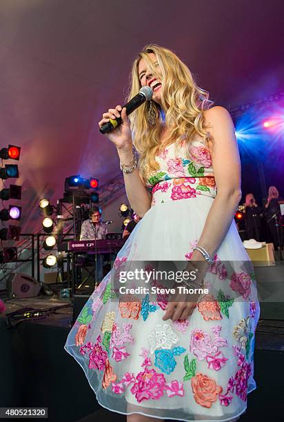 Joss Stone performs at Cornbury Festival at Great Tew Estate on July 12, 2015 in Oxford, United Kingdom.