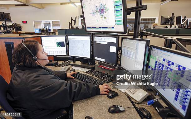 Sedgwick County 911 operator works in Wichita's downtown public safety building. The county opted to go with Cassidian Communications when it bought...