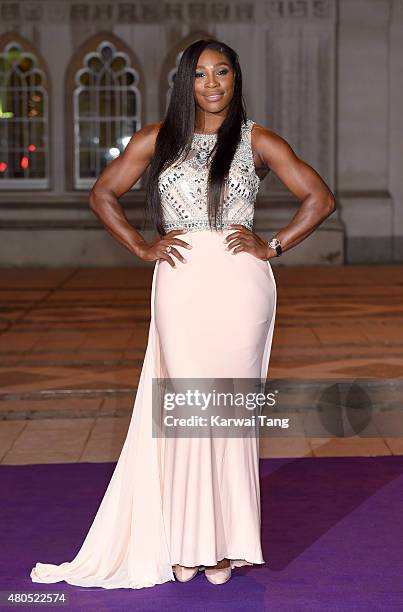 Serena Williams attends the Wimbledon Champions Dinner at The Guildhall on July 12, 2015 in London, England.