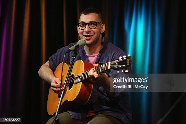 Jack Antonoff of Bleachers performs at Radio 104.5 Performance Theater March 25, 2014 in Bala Cynwyd, Pennsylvania.