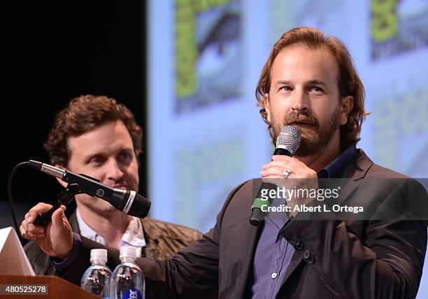 Actor Richard Speight Jr. Speaks onstage at the "Supernatural" panel during Comic-Con International 2015 at the San Diego Convention Center on July...