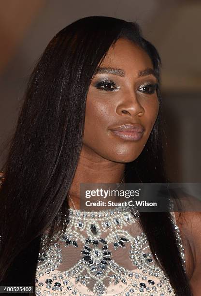 Serena Williams attends the Wimbledon Champions Dinner at The Guildhall on July 12, 2015 in London, England.