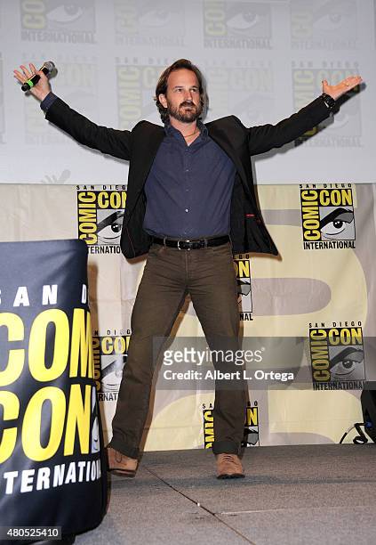 Actor Richard Speight Jr. Attends the "Supernatural" panel during Comic-Con International 2015 at the San Diego Convention Center on July 12, 2015 in...