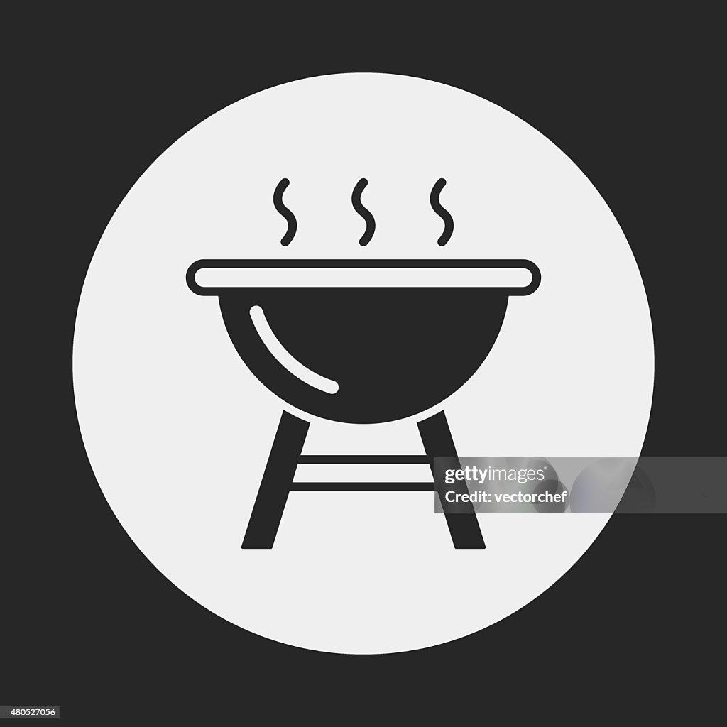 BBQ oven icon