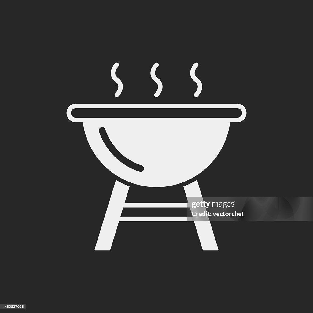 BBQ oven icon