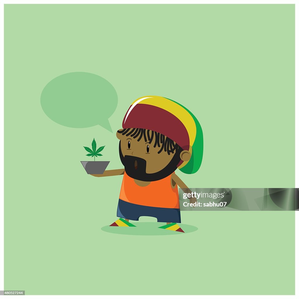 "album Rastaman dessin animé"