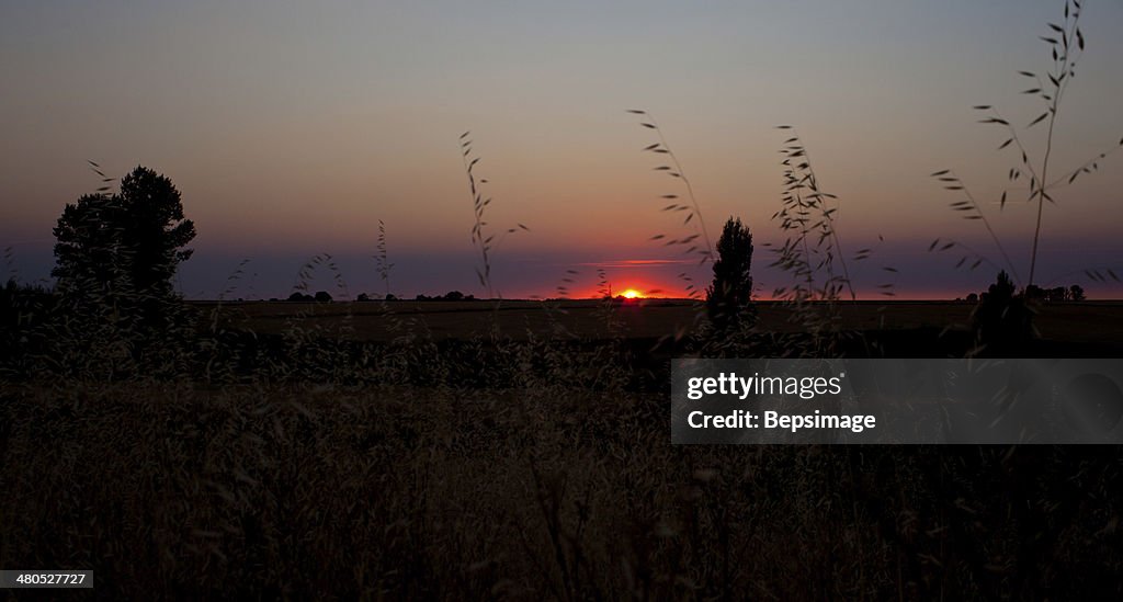 Sunrise, Spanish countryside