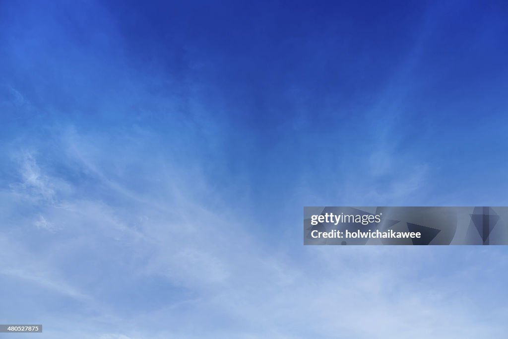 Weiche könnte mit blauem Himmel