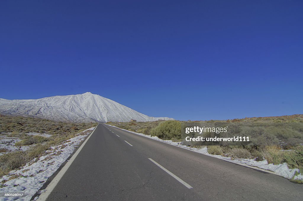 Long Empty Desert Road