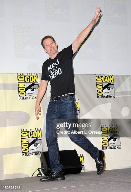 Actor Jack Coleman appears onstage at the "Heroes Reborn" exclusive extended trailer and panel during Comic-Con International 2015 at the San Diego...