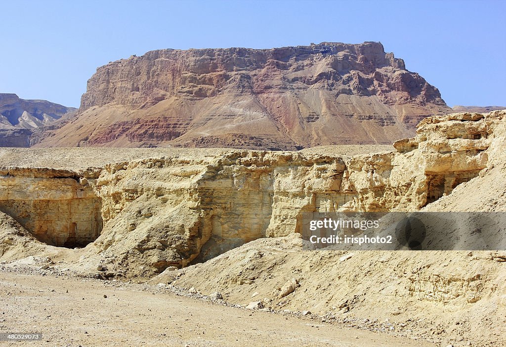 Gebirgige Judäische Wüste nahe dem Toten Meer, Israel