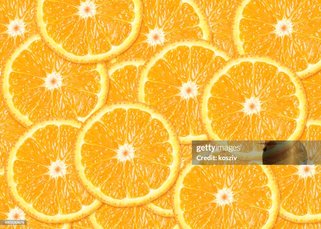 Orange fruit background