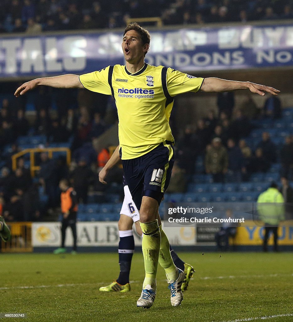 Millwall v Birmingham City- Sky Bet Championship