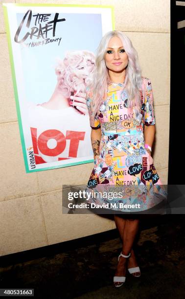 Lou Teasdale attends the Fudge Urban Lou Teasdale Book Launch party on March 25, 2014 in London, United Kingdom.