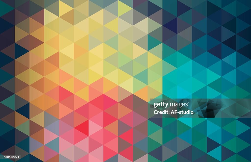 Cube diamond abstract background
