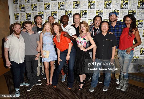 Actors Henry Zebrowski, Robbie Kay, Ryan Guzman, Danika Yarosh, Dylan Bruce, Rya Kihlstedt, Jimmy Jean-Louis, Jack Coleman, Gatlin Green, Greg...