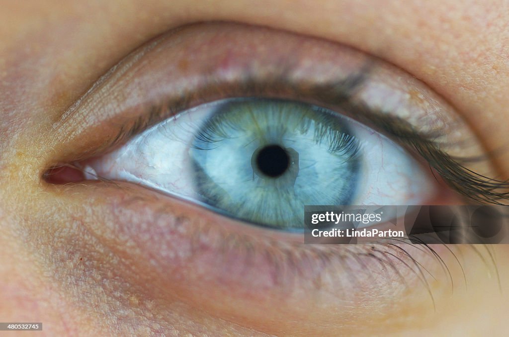 Female Eye Up Close