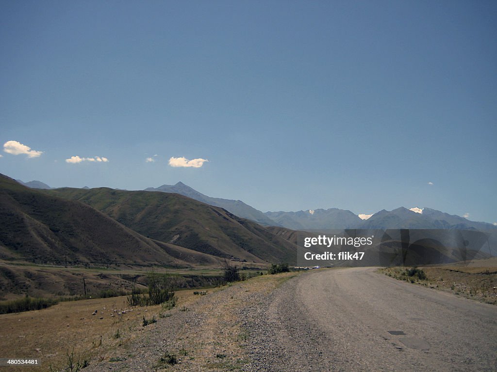 Landschaft von Kirgisistan